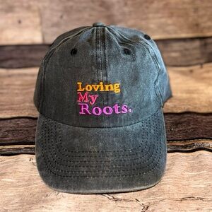 Loving My Roots Gray Ball Cap- NEW